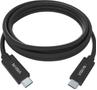 VISION USB 3.2 gen 1 10 Gbps - supports 5 a charging current - USB-C 3.2 (m) to USB-C 3.2 (m) - outer diameter 5 mm - 32 + 24 AWG - 2 m - black