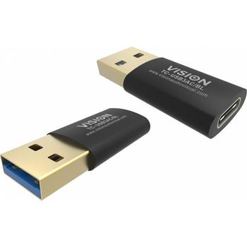 VISION USB-C F to USB-3.0A M Adaptor (TC-USB3AC/BL)