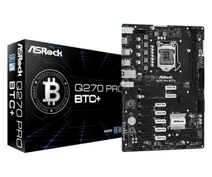 ASROCK Intel Q270 Lga 1151 (Socket  (Q270 PRO BTC+)