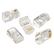 GEMBIRD LAN modular plug 8P8C for solid cable cat. 5e, 30U'' (100 pcs)