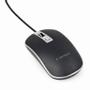 GEMBIRD Maus OPT WIRED 4 Tasten USB schwarz/silber