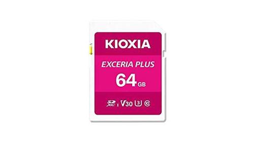 KIOXIA Exceria Plus SDXC 64GB Class 10 UHS-1 U3 (LNPL1M064GG4)