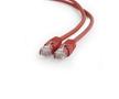 GEMBIRD Cablexpert - Patchkabel - RJ-45 (han) til RJ-45 (han) - 3 m - UTP - CAT 6 - formet, strenget - rød