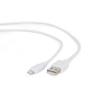 GEMBIRD USB data sync and charging lightning cable, 2m, white
