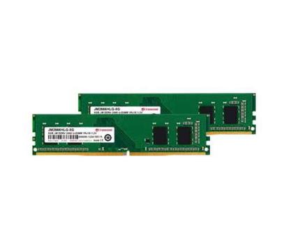 TRANSCEND JetRAM - DDR4 - kit - 16 GB: 2 x 8 GB - DIMM 288-pin - 2666 MHz / PC4-21300 - 1.2 V - unbuffered - non-ECC (JM2666HLG-16GK)