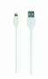 GEMBIRD USB to 8-pin sync and charging cable, white, 1m