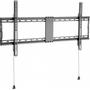 VISION Value Display Wall Mount - LIFETIME WARRANTY - fits large flat-panel display 47-75" with VESA sizes up to 800 x 400 - latches in place - lockable - non-tilting - SWL 60 kg / 132 lb - black