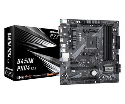 ASROCK B450M PRO4 R2.0 (90-MXBEG0-A0UAYZ)