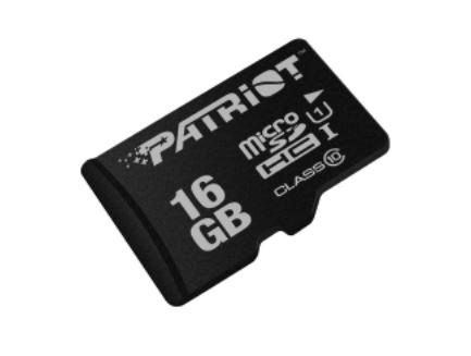 PATRIOT/PDP Memory Card 16 Gb Microsdhc  (PSF16GMDC10)