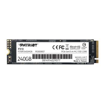 PATRIOT/PDP P310 M.2 240GB PCI Express 3.0 x4 (NVMe) (P310P240GM28)