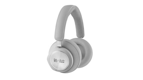 CISCO Bang & Olufsen Cisco 980 - Headset - full size - Bluetooth - wireless, wired - active noise cancelling - 3.5 mm jack, USB-A - first light - Cisco Webex Certified - for Cisco IP Phone 8800, Webex Desk (HS-WL-980-BUNA-L)