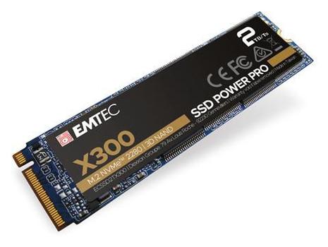 EMTEC SSD 2TB M.2 PCIE X300 NVME M2 22,80 (ECSSD2TX300)