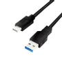 LOGILINK USB 3.0 Tilslutningskabel [1x USB 3.2 Gen 1 stik A (USB 3.0) - 1x USB 3.2 Gen 1 stik C (USB 3.0)] 1.50 m
