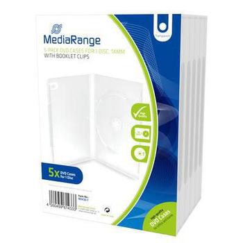 MediaRange Dvd Case For 1 Disc, 14Mm,  (BOX30-T)