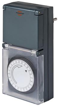 BRENNENSTUHL MZ 44 timer, 24h indstilning,  IP44, 230V/ 16A/ 3500W,  hvid (1506460)