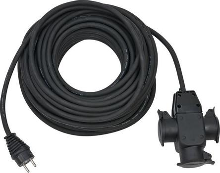 BRENNENSTUHL Extension Cable 25m H07RN-F3G1, 5 black IP44 (1167820301)