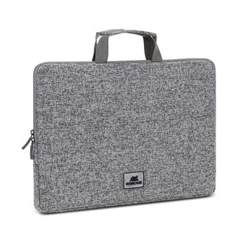 RIVACASE 7915 light grey Laptop sleeve 13.3  with handles (7915 LIGHT GREY)