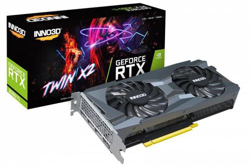 INNO3D GeForce RTX 3060 Ti Twin X2 LHR (N306T2-08D6-119032DH)