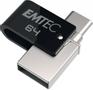 EMTEC Dual USB3.2 to Type-C T260 64GB (ECMMD64GT263C)