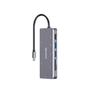 CANYON USB-9-in1 HUB USB-C > HDMI/2xUSB/USB-C/RJ45/SD/Audio retail