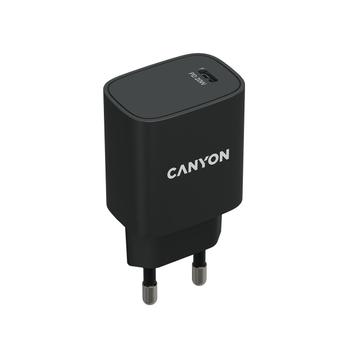 CANYON Ladegerät 1xUSB-C 20W Power Delivery            black retail (CNE-CHA20B02)
