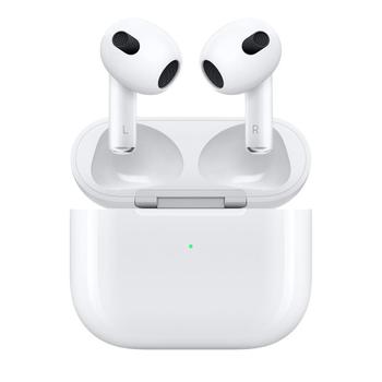 APPLE e AirPods with Lightning Charging Case - 3rd generation - true wireless earphones with mic - ear-bud - Bluetooth - white (MPNY3ZM/A)