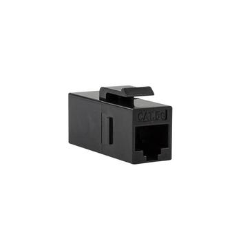 LOGILINK Keystone Kupplung 2X RJ45 UTP     , Cat.5e, schwarz (NK4030)
