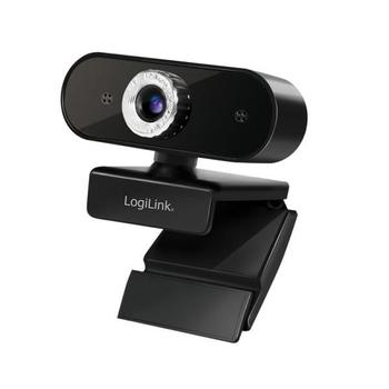 LOGILINK Webcam USB 2.0, HD 1920x1080,  mit Mikrofon, schw. (UA0371)