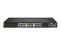 Hewlett Packard Enterprise HPE Aruba 6300M 24-port SFP+ and 4-port SFP56 Switch - Switch - L3 - Managed - 24 x 100/1000/2.5G/5G/10GBase-T (4PPoE) + 2 x 10 Gigabit / 25 Gigabit / 50 Gigabit SFP56 (uplink / stacking) + 2 x 10 Gig