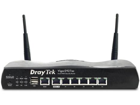 DRAYTEK Vigor 2927ac   Wireless AC  Dual-WAN Security-Router retail (V2927AC-DE-AT-CH)