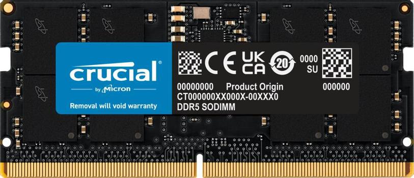 CRUCIAL - DDR5 - Modul - 16 GB - SO DIMM 262-PIN - 5600 MHz / PC5-44800 2 (CT16G56C46S5)