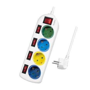 LOGILINK Outlet Strip, 4 safety  (LPS257)