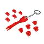 LOGILINK RJ45 Port Blocker Set 10Stück rot + Schlüssel