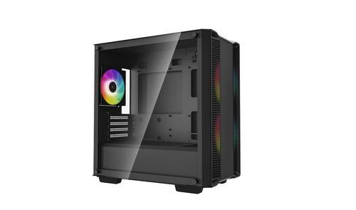 DEEPCOOL CC360 A-RGB Micro-ATX Case, Black (R-CC360-BKAPM3-G-1)