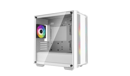 DEEPCOOL CC360 A-RGB Micro ATX Case, White (R-CC360-WHAPM3-G-1)