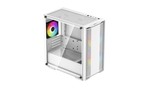 DEEPCOOL CC360 A-RGB Micro-ATX Case, White (R-CC360-WHAPM3-G-1)