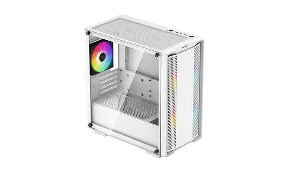 DEEPCOOL CC360 A-RGB Micro-ATX Case, White (R-CC360-WHAPM3-G-1)