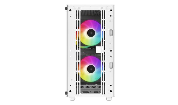 DEEPCOOL CC360 A-RGB Micro-ATX Case, White (R-CC360-WHAPM3-G-1)