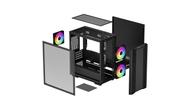 DEEPCOOL CC360 A-RGB Micro-ATX Case, Black (R-CC360-BKAPM3-G-1)