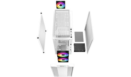 DEEPCOOL CC360 A-RGB Micro-ATX Case, White (R-CC360-WHAPM3-G-1)