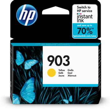 HP 903 - 4 ml - yellow - original - ink cartridge - for Officejet 69XX, Officejet Pro 69XX (T6L95AE#BGY)