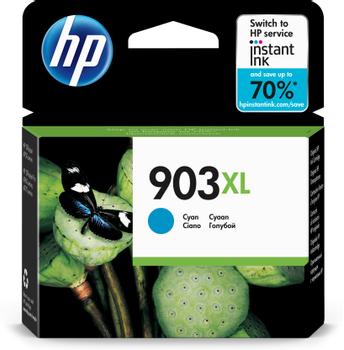 HP 903XL - 8.5 ml - High Yield - cyan - original - blister - ink cartridge - for Officejet 69XX, Officejet Pro 69XX (T6M03AE#301)
