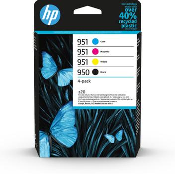 HP 950 Black 951 CMY Original Ink Cartridge 4-Pack (6ZC65AE)