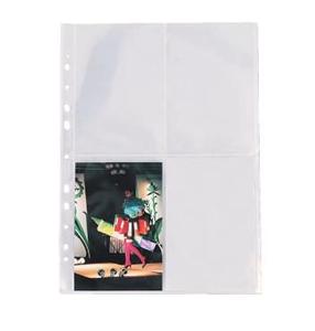 ESSELTE Lomme foto 80my 10x15cm A4 klar pose/25 (78002)