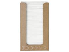 DUNI Serviett DUNISOFT 20cm hvit m/disp (100)