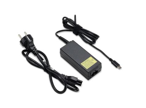 ACER AC Adapter 65W Type-C PD2.0 Black Ac Adapter with EU power cord (GP.ADT11.00C)