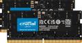 CRUCIAL - DDR5 - kit - 48 GB: 2 x 24 GB - SO-DIMM 262-pin - 5600 MHz / PC5-44800 - CL46 - 1.1 V - on-die ECC - black