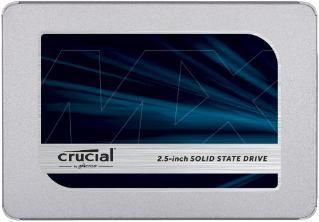 CRUCIAL MX500 - SSD - encrypted - 1 TB - internal - 2.5" - SATA 6Gb/s - 256-bit AES - TCG Opal Encryption 2.0 (CT1000MX500SSD1T)