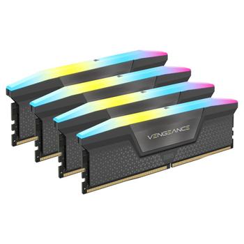 CORSAIR 64GB (4 x 16GB) DDR5 5600MHz Vengeance RGB XMP 3.0 Cool Grey Heatspreader 1.25V (CMH64GX5M4B5600Z36)