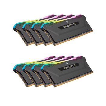 CORSAIR Vengeance RGB PRO SL 256GB DDR4 3200MHz, 8x32B, 1.35V, Black (CMH256GX4M8E3200C16)